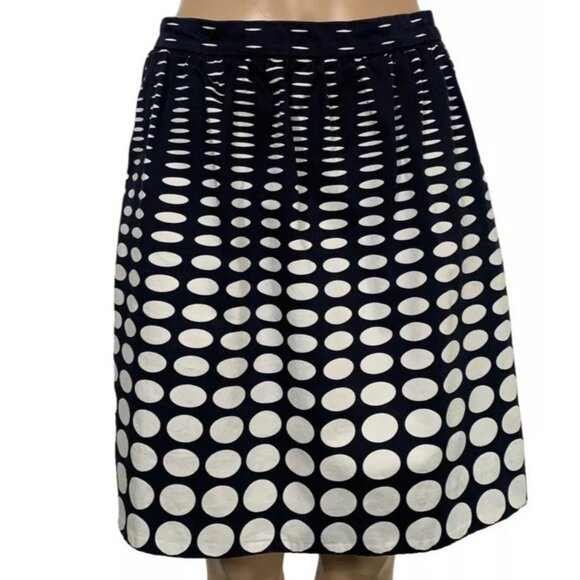 (5 /$25) J.Crew Pencil Printed Stretch Cotton Skirt in Black & White Geo Size 4 - Picture 1 of 4